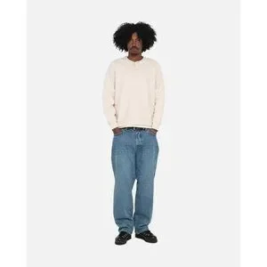 Stussy | Shirts | Nwt Stussy Open Hem Henley Fleece Shirt In